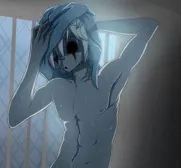 its not nudity so i can get banned (jeff caught me out of the shower a while back)