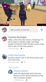 I love my comment XD