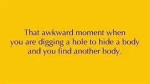 I hate it when this happens