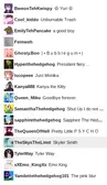 I think I have alot of friends....