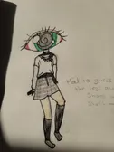Totally didn't draw a random tiktokers oc cause they asked people to- couldn't be me