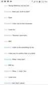 My conversation w cleverbot