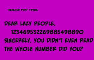Teenager Posts! :D Teenager Posts! :D