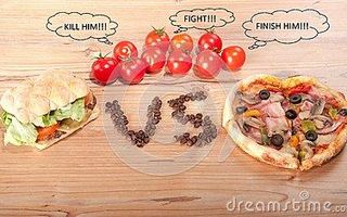 pizza vs hamburger pizza vs hamburger