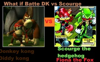 Team fight! Scourge and Fiona vs. Diddy Kong and donkey Kong who will win! Team fight! Scourge and Fiona vs. Diddy Kong and donkey Kong who will win!