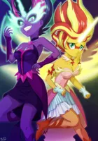 Who's more evil? - Sunset or Twilight Who's more evil? - Sunset or Twilight