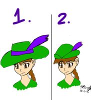 Which hat is better for this character? Which hat is better for this character?