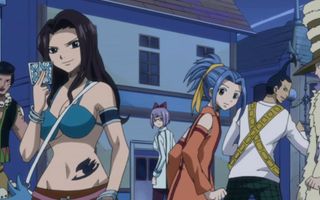Fairy Tail: Levy vs Cana Fairy Tail: Levy vs Cana