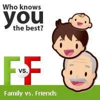 Would you rather hang with family or friends? Would you rather hang with family or friends?