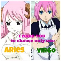 Fairy Tail: Virgo vs Aries Fairy Tail: Virgo vs Aries