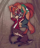 Deer Dipper vs Werewolf Wendy Deer Dipper vs Werewolf Wendy