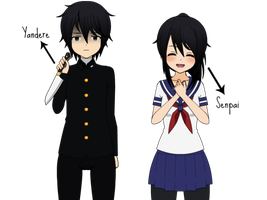 Senpai or yandere? Senpai or yandere?