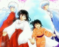Inuyasha And Kagome Vs Sesshomaru And Rin Inuyasha And Kagome Vs Sesshomaru And Rin