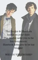The doctor companion or sherlock's blogger what would you choose. The doctor companion or sherlock's blogger what would you choose.