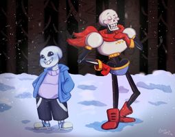 Papyrus Vs Sans Papyrus Vs Sans