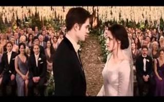Twilight Breaking dawn The wedding scene Twilight Breaking dawn The wedding scene