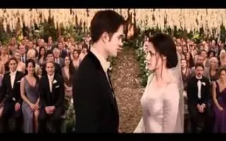 Twilight Breaking dawn The wedding scene Twilight Breaking dawn The wedding scene