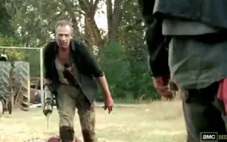 The walking dead: daryl kills walker merle The walking dead: daryl kills walker merle