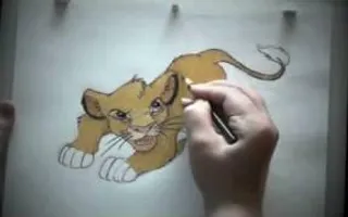 How to Draw and Color Simba How to Draw and Color Simba