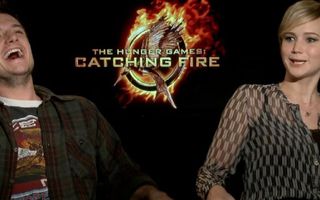 Hunger Games Catching Fire interviews - Lawrence, Hutcherson, Hemsworth, Claflin, Malone, Banks Hunger Games Catching Fire interviews - Lawrence, Hutcherson, Hemsworth, Claflin, Malone, Banks