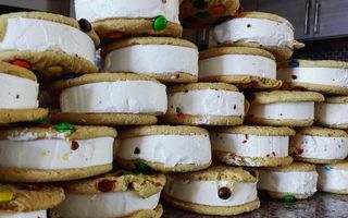 25 M&M Ice Cream Sandwiches (6,000+ calories) 25 M&M Ice Cream Sandwiches (6,000+ calories)