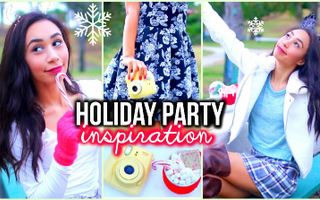 Holiday Party Hair Makeup & Outfit Ideas + Snacks! Holiday Party Hair Makeup & Outfit Ideas + Snacks!
