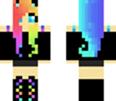 Rainbow Angel Cat Girl | Minecraft Skin Rainbow Angel Cat Girl | Minecraft Skin