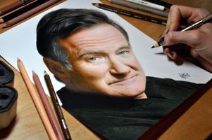 Drawing Robin Williams Drawing Robin Williams