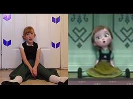 Do You Want To Build a Snowman? - Frozen Cover Little Anna In Real Life Do You Want To Build a Snowman? - Frozen Cover Little Anna In Real Life