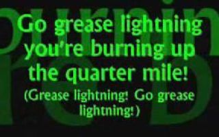 Grease "Grease Lightning" Lyrics HQ Grease "Grease Lightning" Lyrics HQ