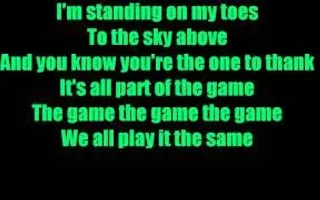 The Game {Alyssa Reid} {Lyrics} The Game {Alyssa Reid} {Lyrics}