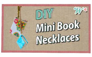 Karen's Crafts: Mini Book Necklaces, inspired by BooksandQuills Karen's Crafts: Mini Book Necklaces, inspired by BooksandQuills