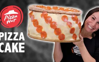 DIY GIANT PIZZA CAKE ? ? DIY GIANT PIZZA CAKE ? ?