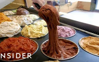 Stretchy Ice Cream Is Made With A 500-Year-Old Technique Stretchy Ice Cream Is Made With A 500-Year-Old Technique