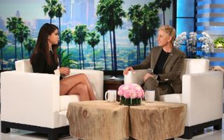 Selena Gomez Catches Up with Ellen Selena Gomez Catches Up with Ellen