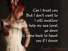 Emilie Autumn - Swallow (lyrics) Emilie Autumn - Swallow (lyrics)