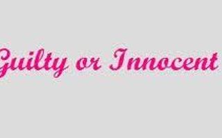 R u a criminal or innocent? R u a criminal or innocent?