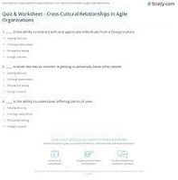 Cultural Connections: Relationship Quiz Cultural Connections: Relationship Quiz
