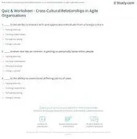 Cultural Connections: Relationship Quiz Cultural Connections: Relationship Quiz
