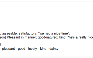 How nice are you? (1) How nice are you? (1)