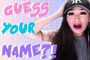 Can I guess your first name? Can I guess your first name?