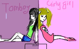 are you a tomboy or girly girl or both mixed
