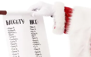 are you on the naughty or nice list ? are you on the naughty or nice list ?
