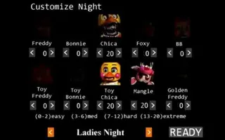 Ladies night! FNAF 2 quiz (Girls only) Ladies night! FNAF 2 quiz (Girls only)