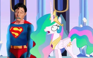 Superman meets My Little Pony Superman meets My Little Pony