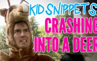 Kid Snippets: "Crashing Into A Deer" (Imagined by Kids) Kid Snippets: "Crashing Into A Deer" (Imagined by Kids)