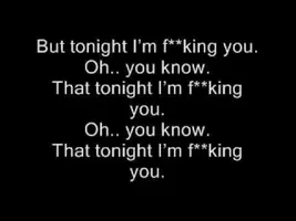 Enrique Iglesias - Tonight (I'm fuckin' You) - Lyrics / HD Enrique Iglesias - Tonight (I'm fuckin' You) - Lyrics / HD