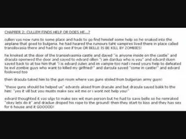 A Dramatic Reading of Horrible Twilight Fanfiction A Dramatic Reading of Horrible Twilight Fanfiction
