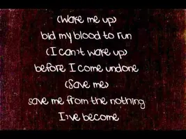 Evanescence - Bring me to life Lyrics Evanescence - Bring me to life Lyrics