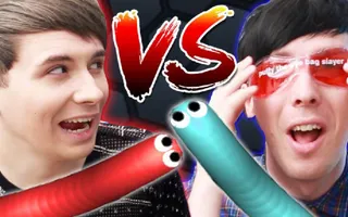 DAN VS. PHIL - SLITHER.IO DAN VS. PHIL - SLITHER.IO